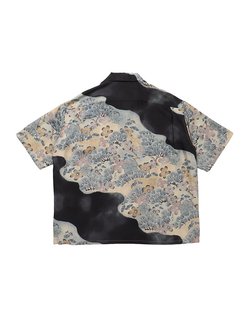 VISVIM CROSBY SHIRT アロハ Lサイズ VISVIM Crosby Convertible-Collar Printed Silk Shirt for Men